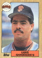1987 Topps Baseball Cards      362     Luis Quinones